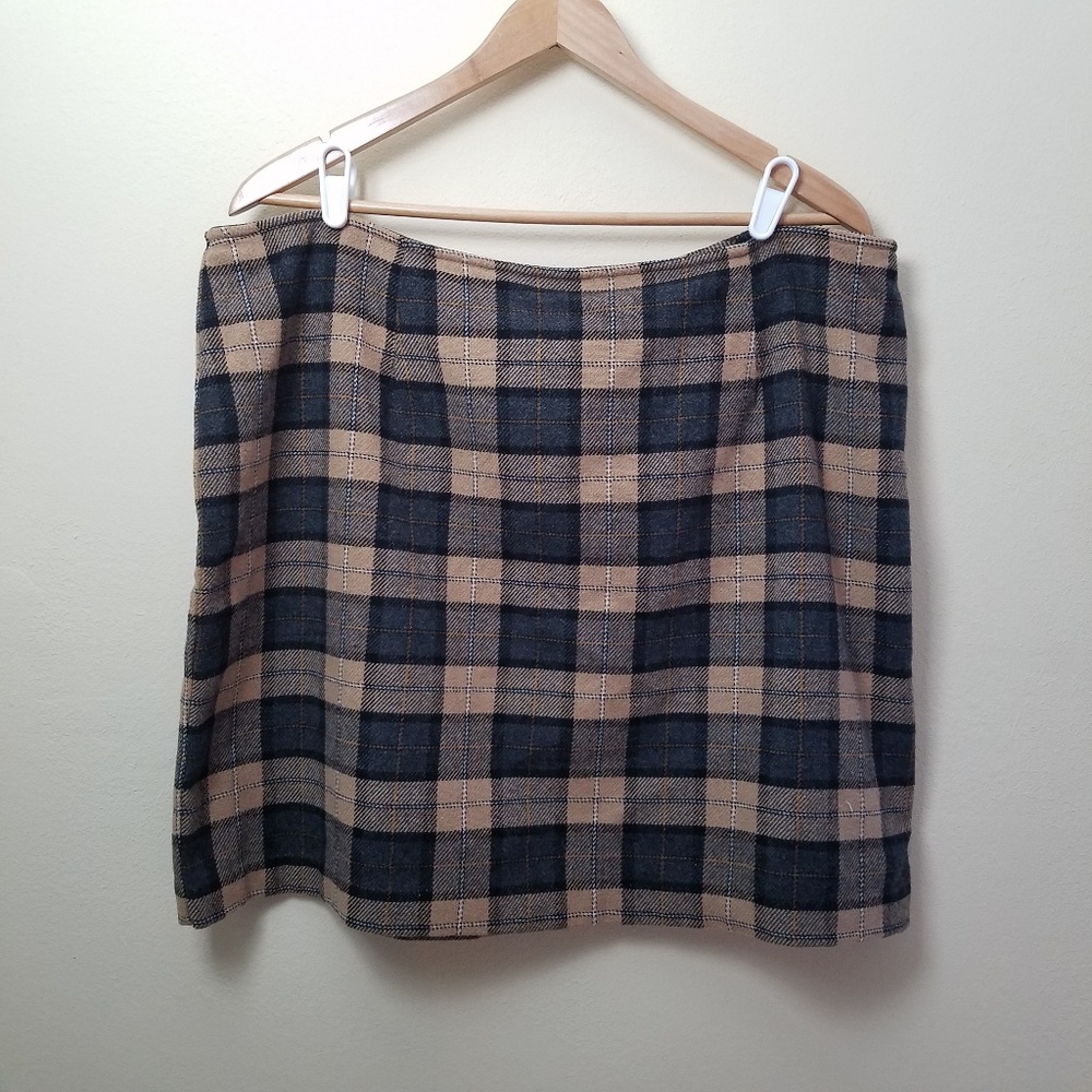 Vintage Plaid Skirt